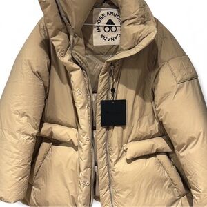 Moose Knuckles Women's Beige Puffer Coat